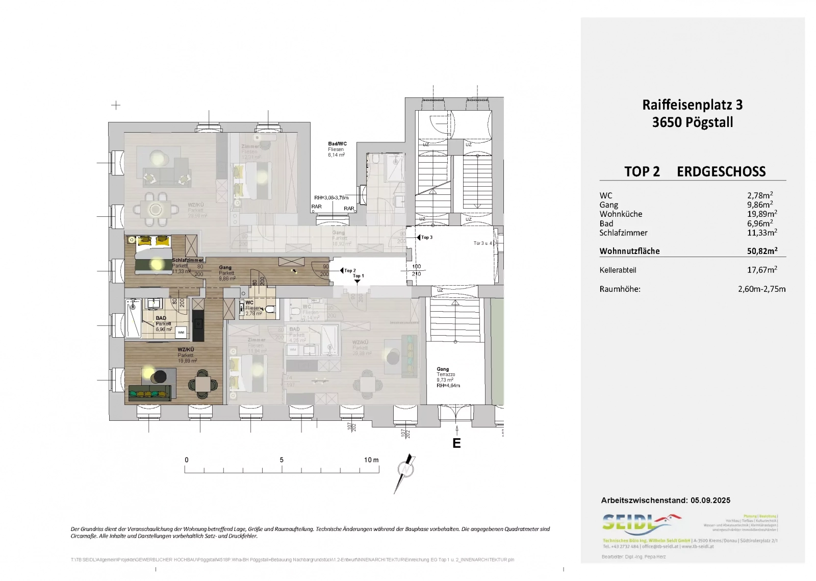 4518 EG Variante 3 Wohnungen Seite 2