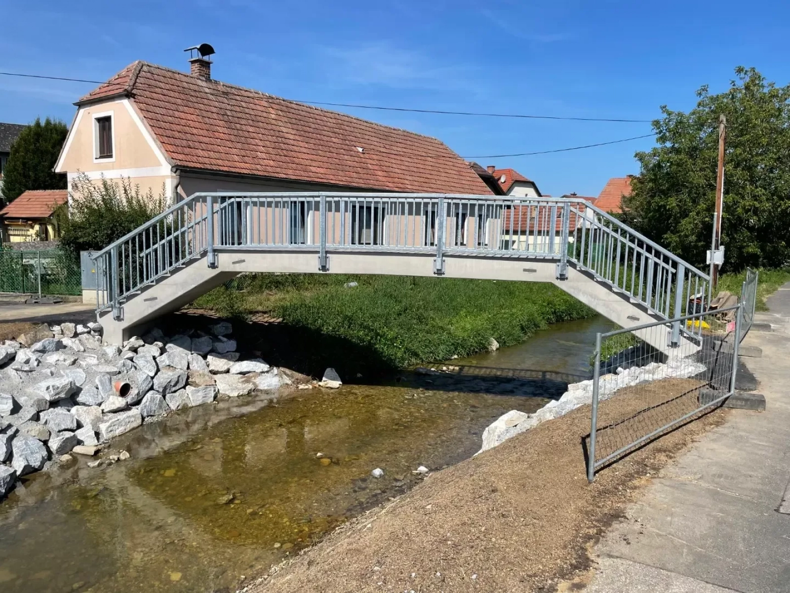 Errichtung Doblersteg - Furth bei Göttweig Hero